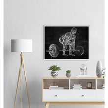 Laden Sie das Bild in den Galerie-Viewer, Deadlift Anatomie Wandbild